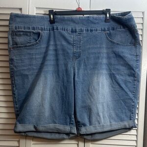Terra & Sky Blue Denim Shorts